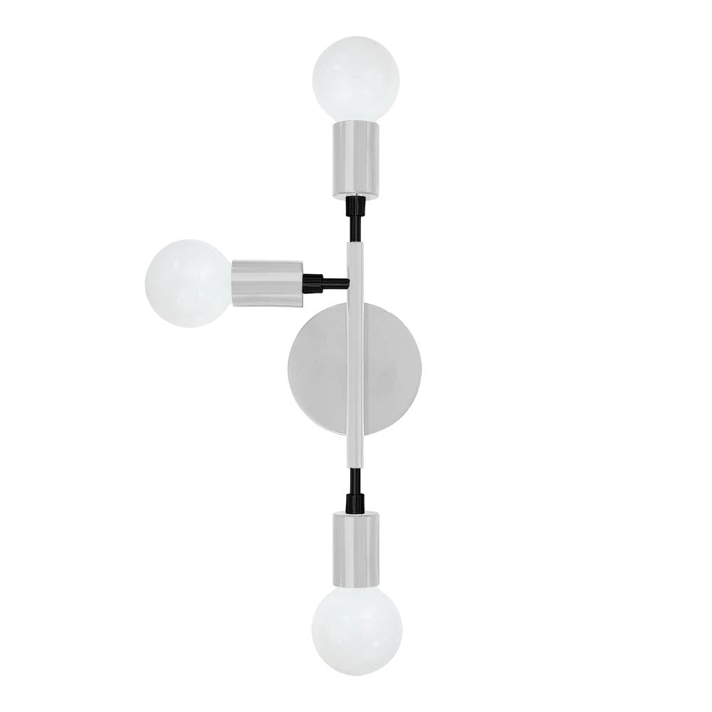 Black and chalk color Elite sconce left Dutton Brown lighting
