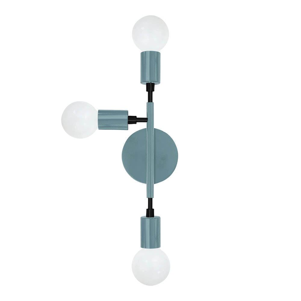 Black and lagoon color Elite sconce left Dutton Brown lighting