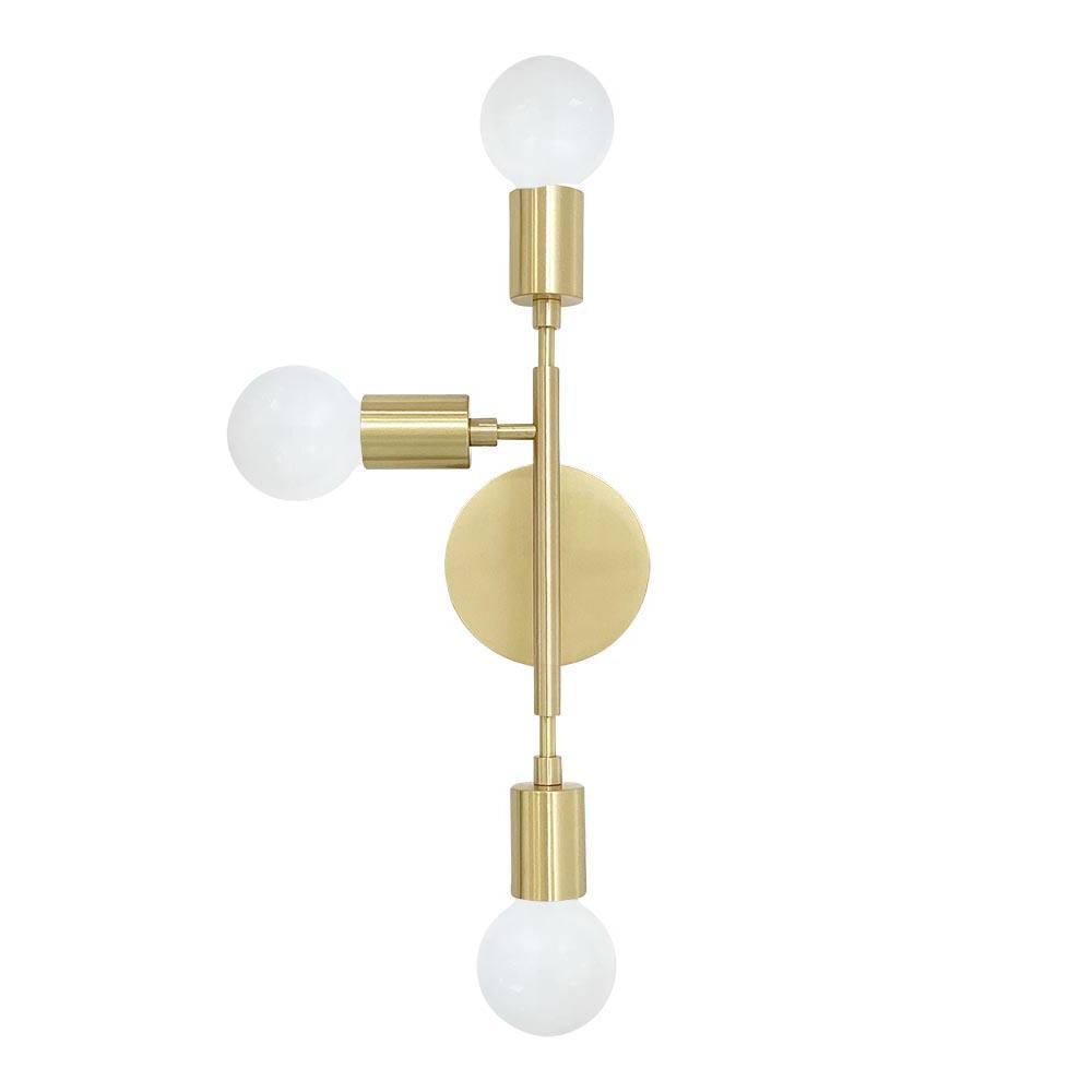 Brass Elite sconce left Dutton Brown lighting