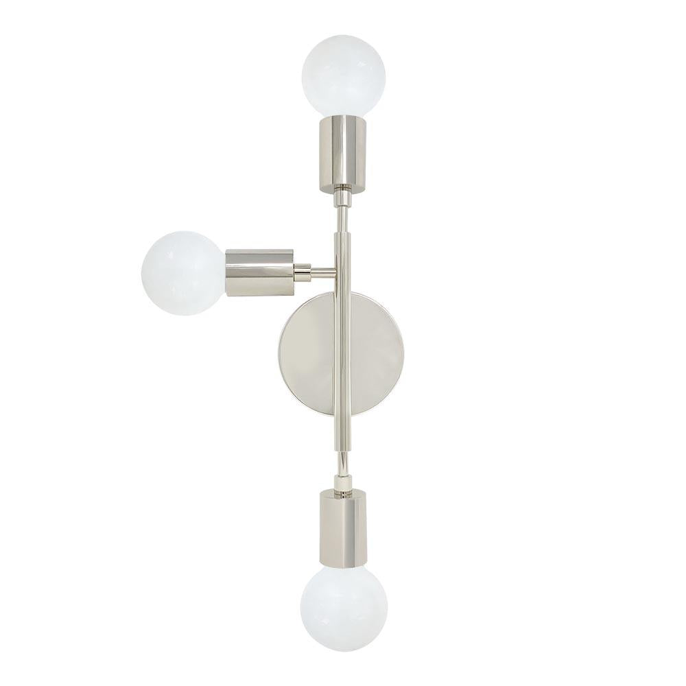 Nickel Elite sconce left Dutton Brown lighting