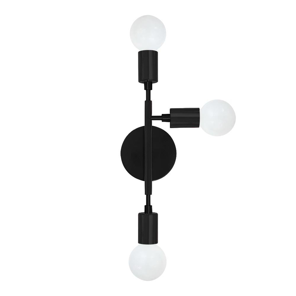 Black Elite sconce right Dutton Brown lighting