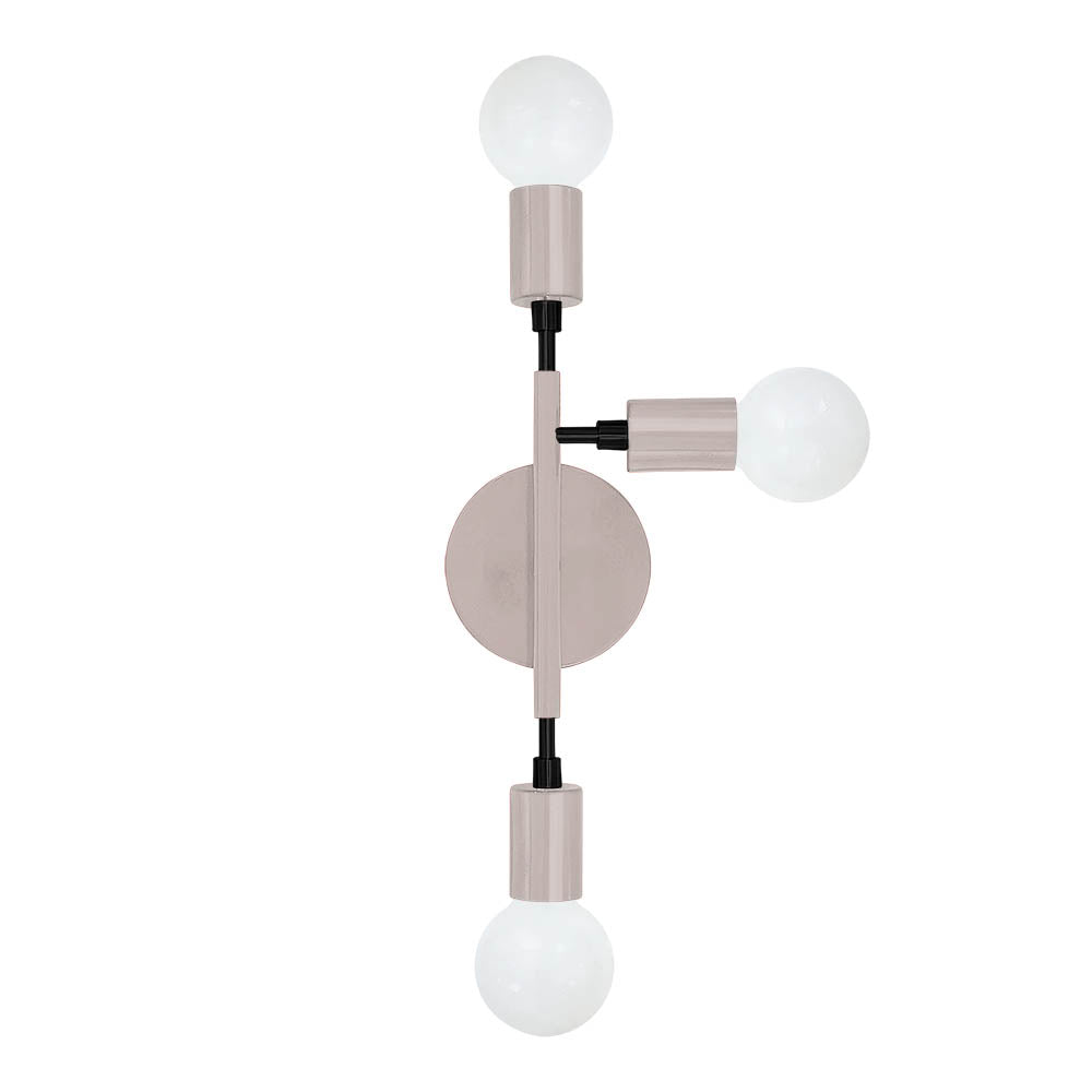 Black and barely color Elite sconce right Dutton Brown lighting