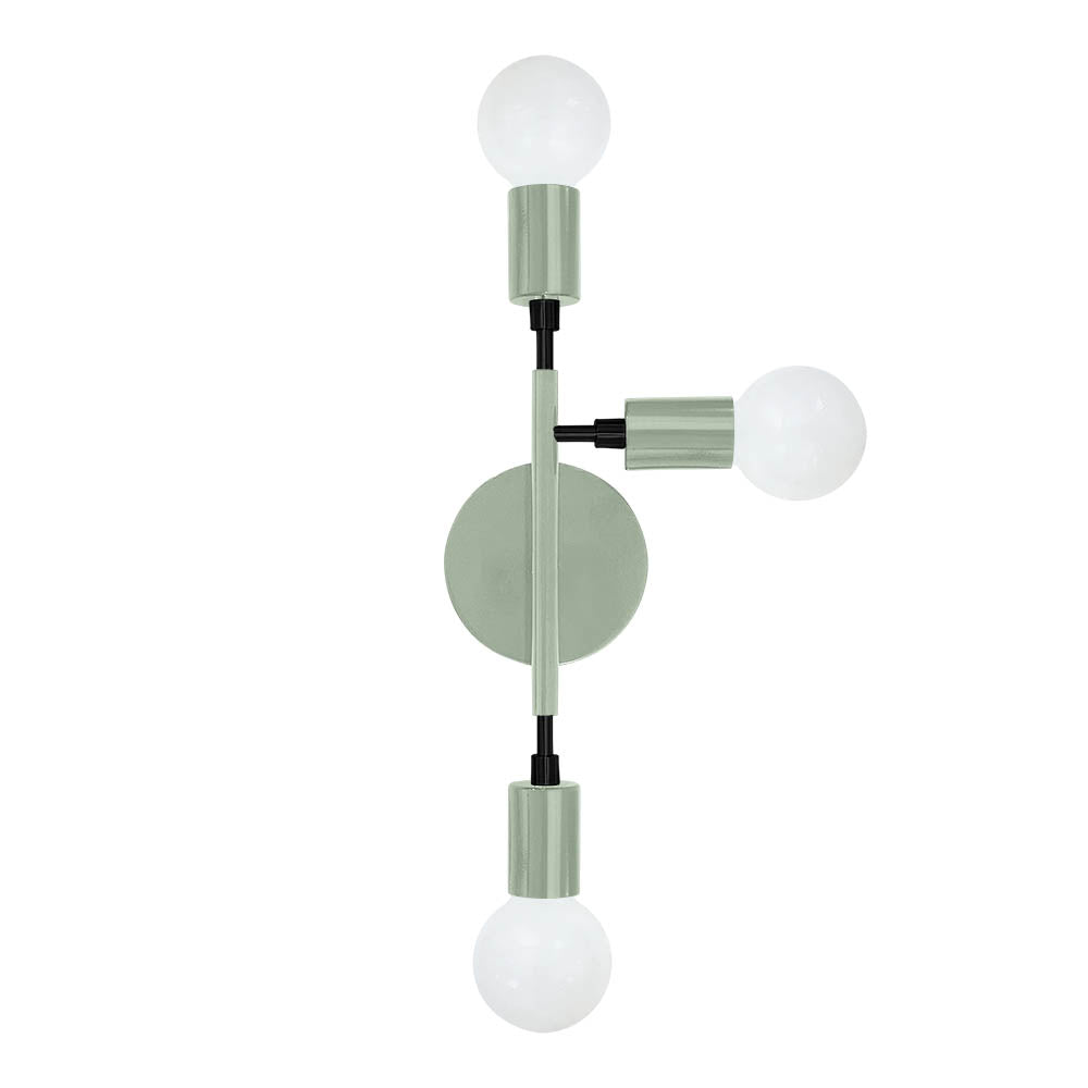 Black and spa color Elite sconce right Dutton Brown lighting