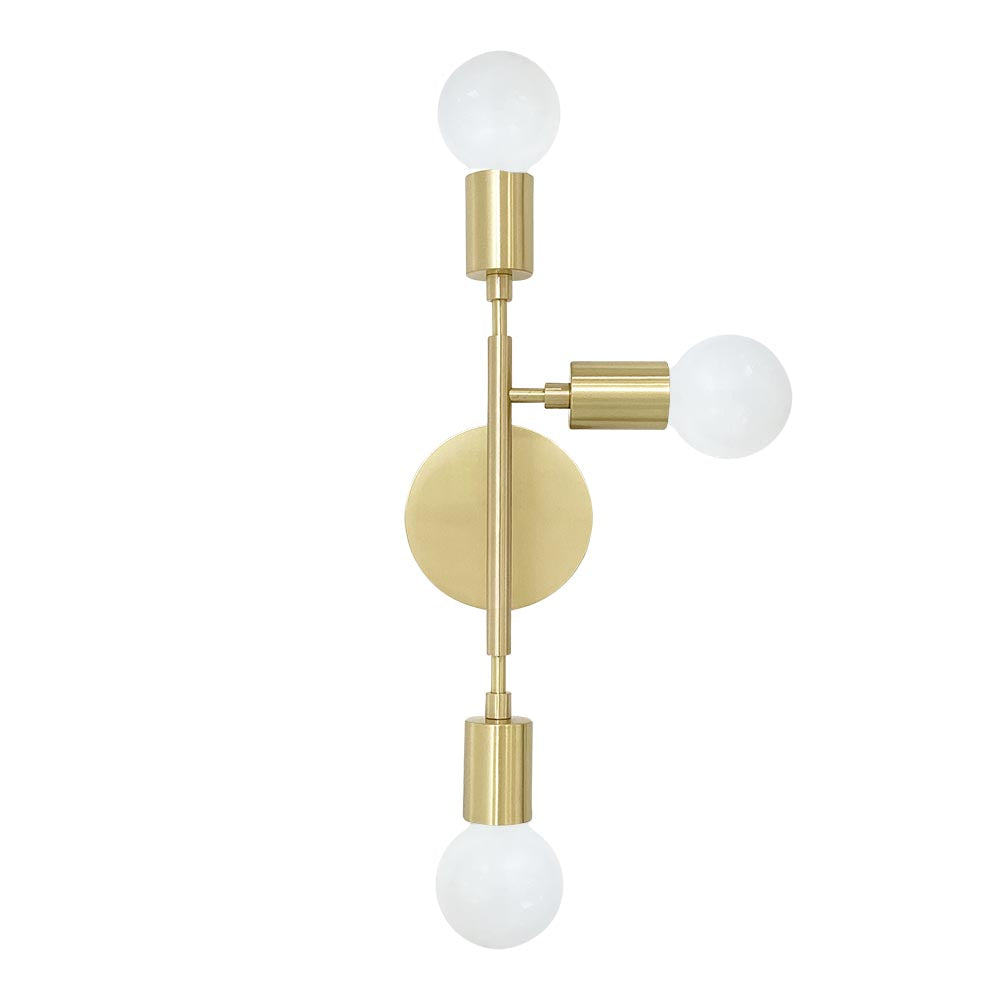 Brass Elite sconce right Dutton Brown lighting