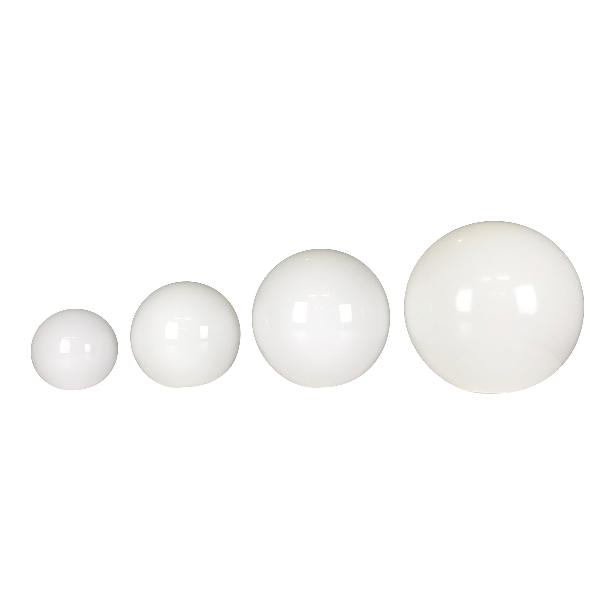 Lighting Fixture Replacement Globes Neckless Top Opening Frosted Opal White Glass Lamp Shades Diameter 4" Fitter 1.18" Multiple Specifications