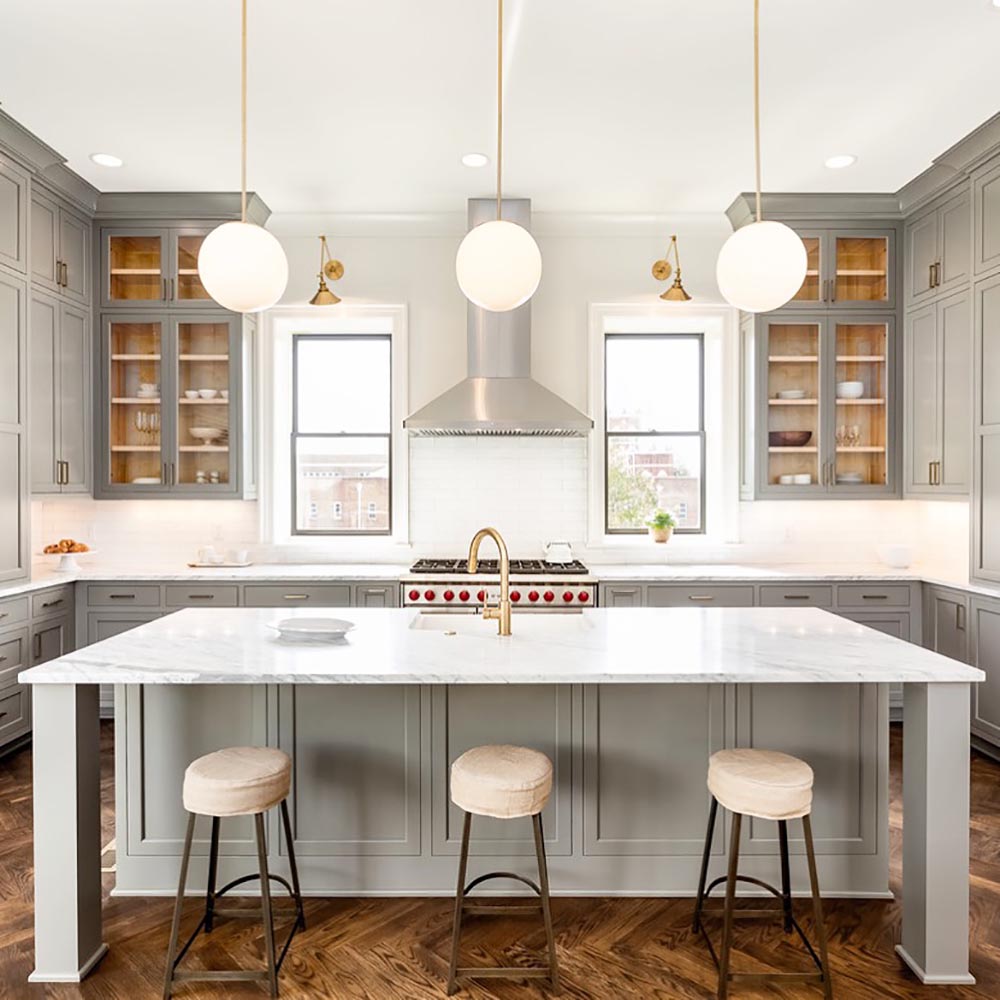 Brass Cap pendant 12" by Dutton Brown