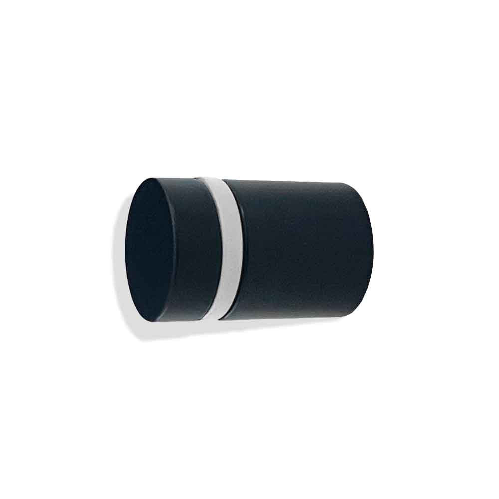 Black and chalk color Highness knob Dutton Brown hardware