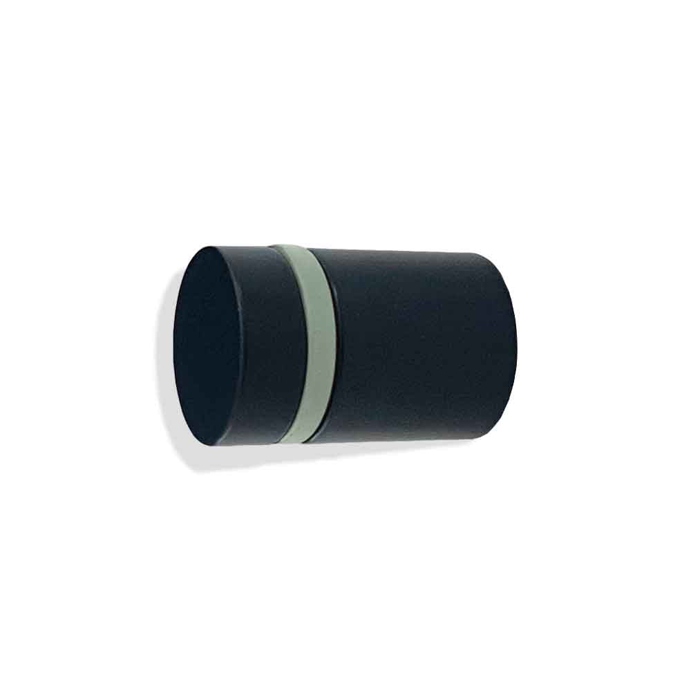 Black and spa color Highness knob Dutton Brown hardware