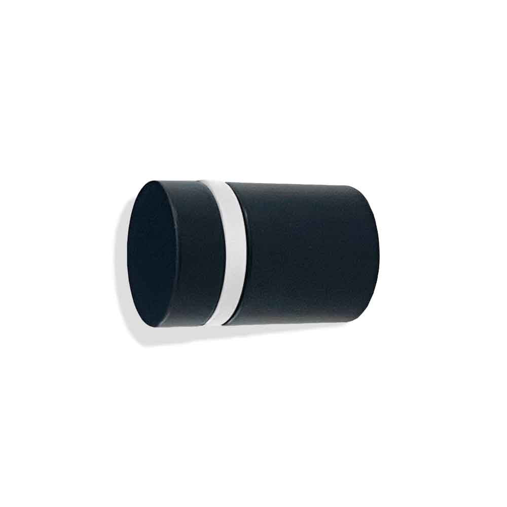Black and white color Highness knob Dutton Brown hardware