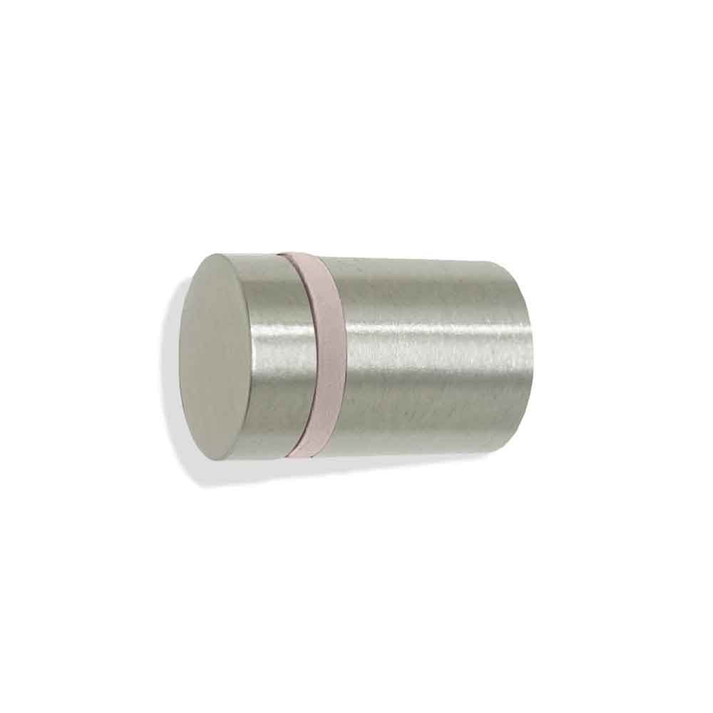 Nickel and barely color Highness knob Dutton Brown hardware