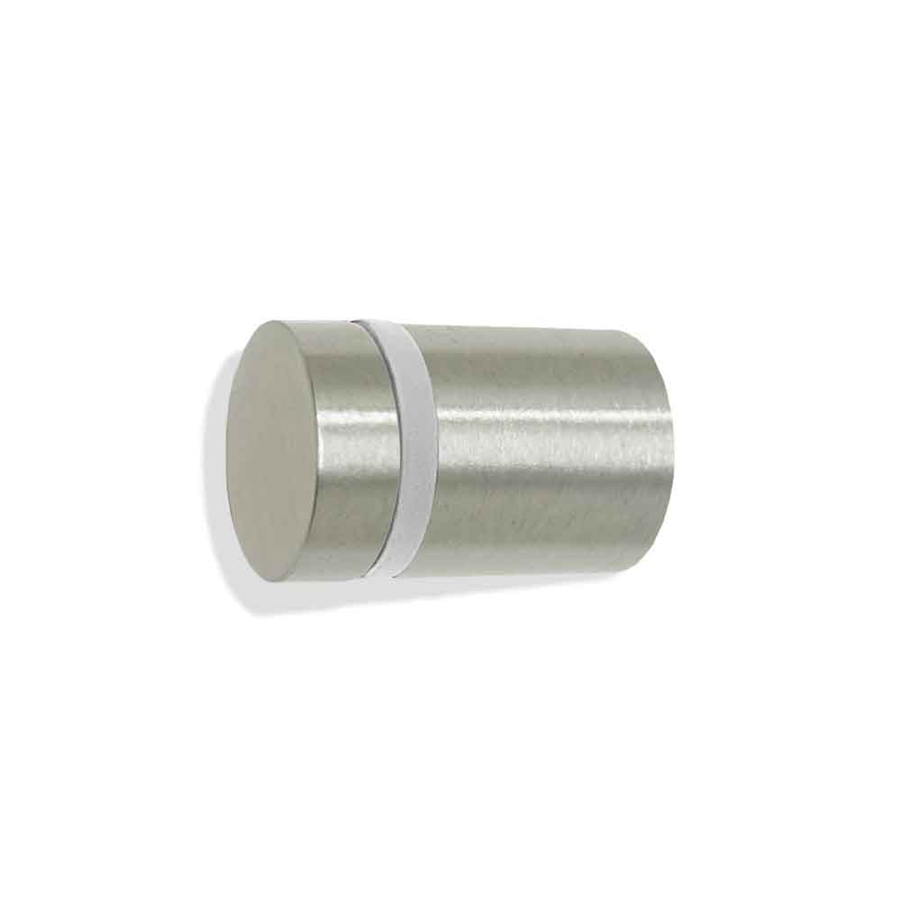 Nickel and chalk color Highness knob Dutton Brown hardware