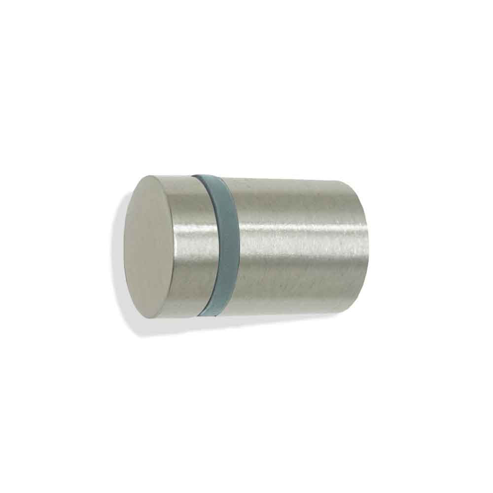 Nickel and lagoon color Highness knob Dutton Brown hardware