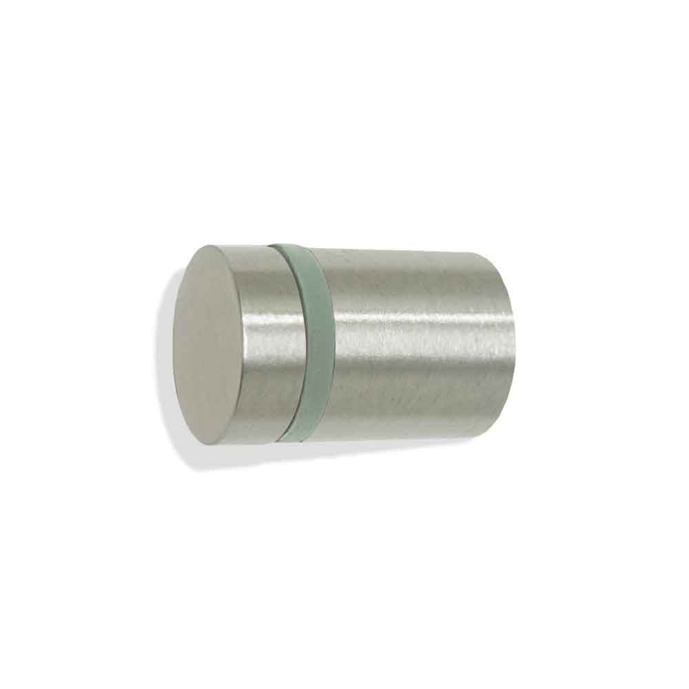 Nickel and spa color Highness knob Dutton Brown hardware