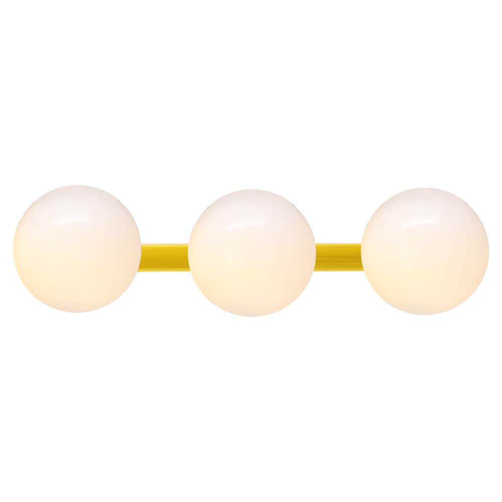 Ochre color Icon 3 sconce Dutton Brown lighting