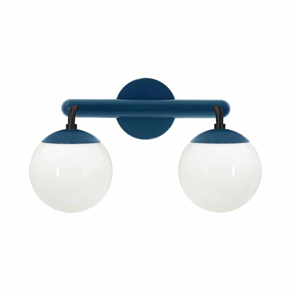 Black and slate blue color Legend 2 sconce Dutton Brown lighting