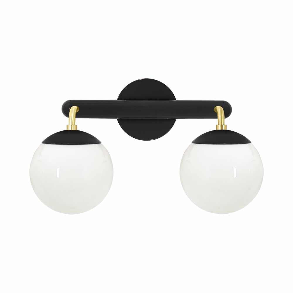 Brass and black color Legend 2 sconce Dutton Brown lighting