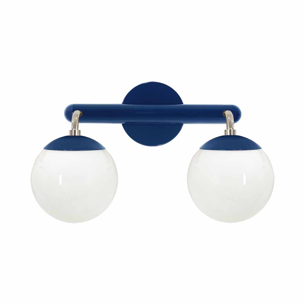 Nickel and cobalt color Legend 2 sconce Dutton Brown lighting