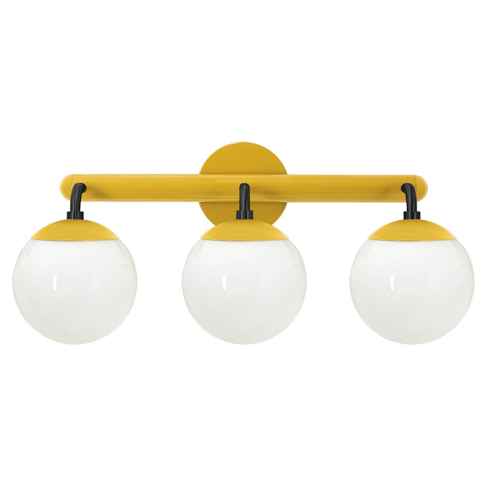Black and ochre color Legend 3 sconce Dutton Brown lighting