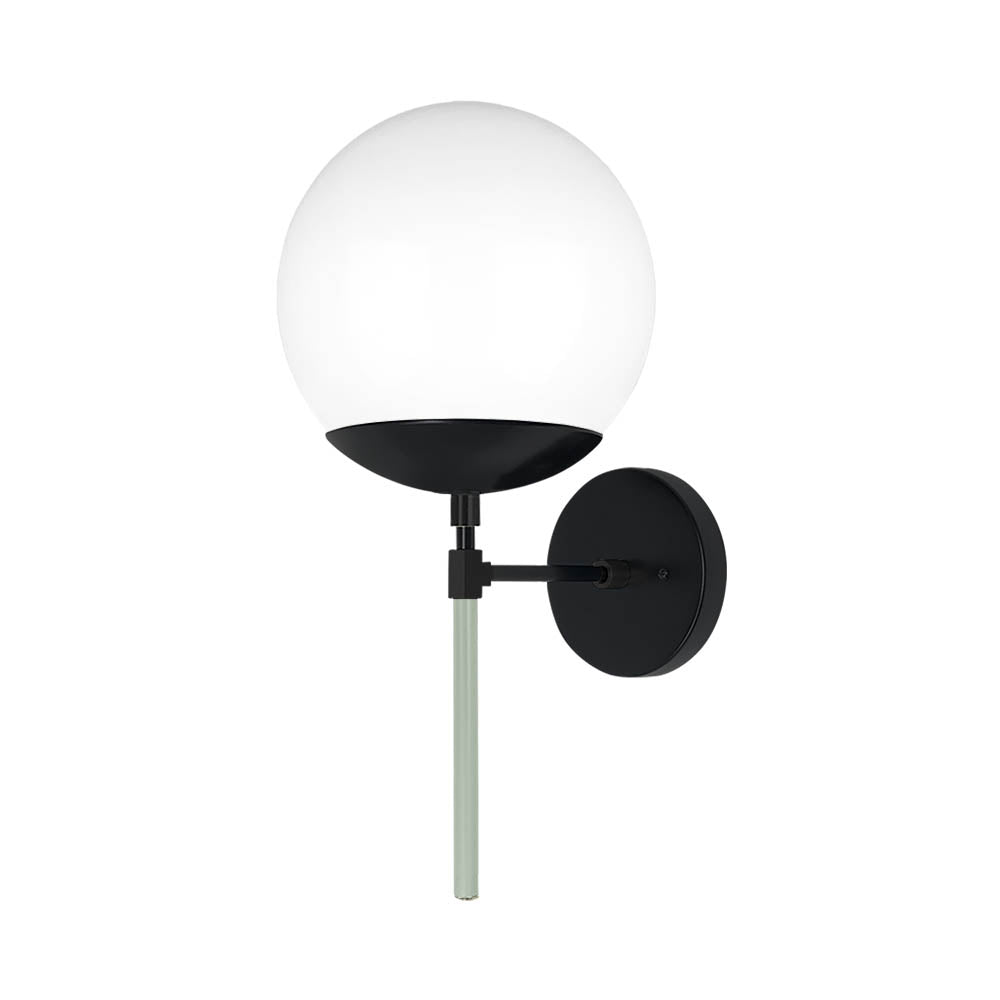 Black and spa color Lolli sconce 8" Dutton Brown lighting