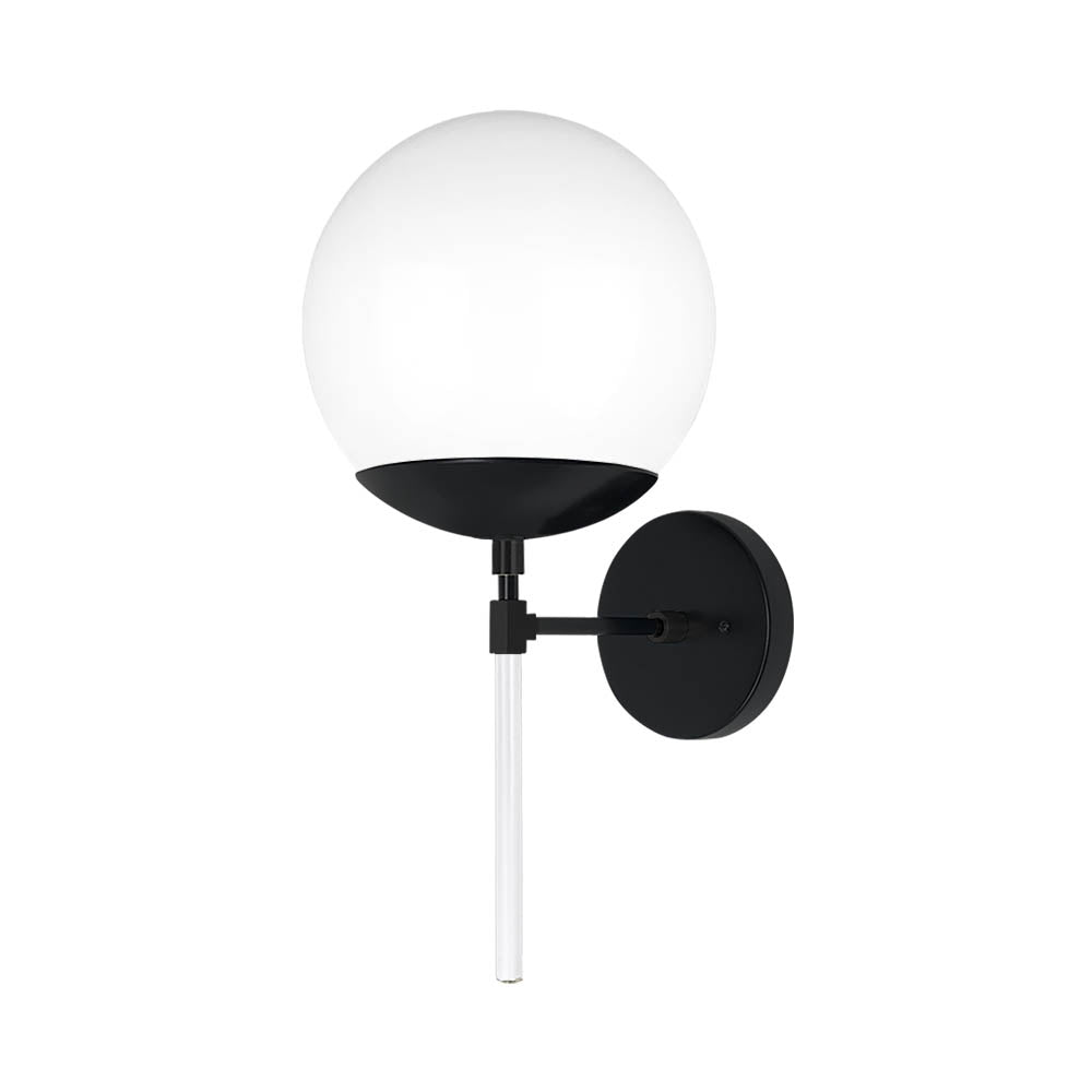 Black and white color Lolli sconce 8" Dutton Brown lighting