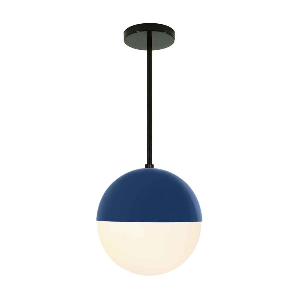 Black and cobalt color Lure pendant 10" Dutton Brown lighting
