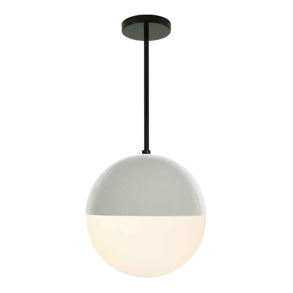 Black and chalk color Lure pendant 12" Dutton Brown lighting
