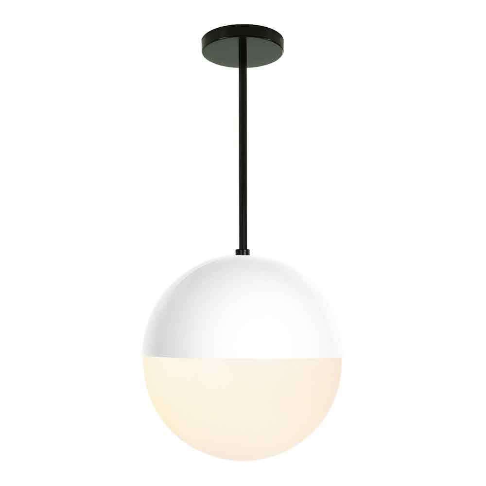 Black and white color Lure pendant 12" Dutton Brown lighting