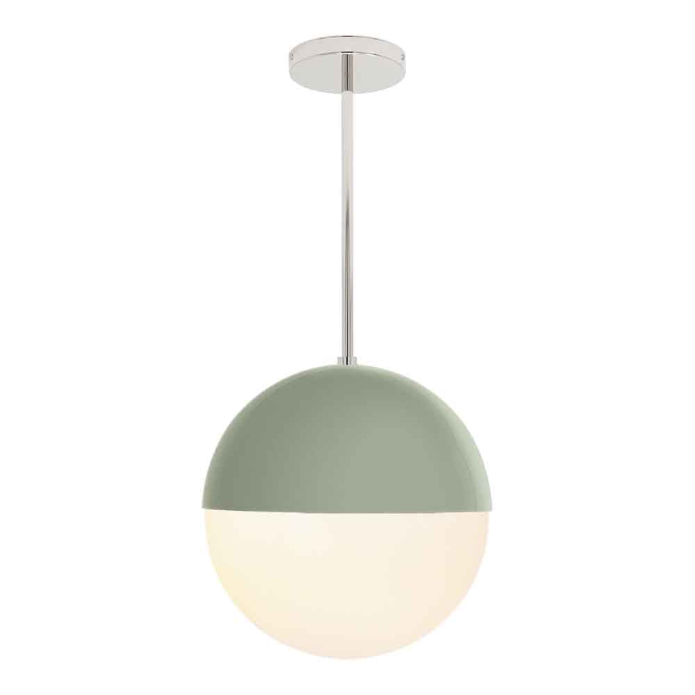 Nickel and spa color Lure pendant 12" Dutton Brown lighting