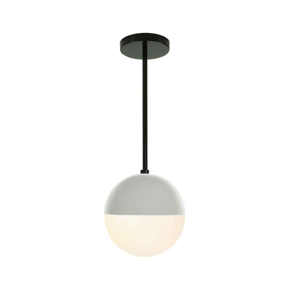 Black and chalk color Lure pendant 8" Dutton Brown lighting