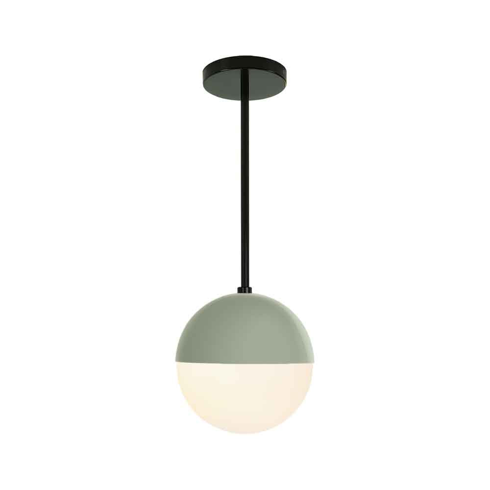 Black and spa color Lure pendant 8" Dutton Brown lighting