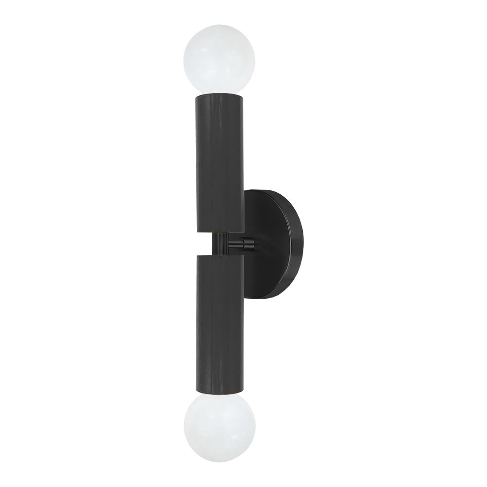 Black and black color Monarch sconce Dutton Brown lighting