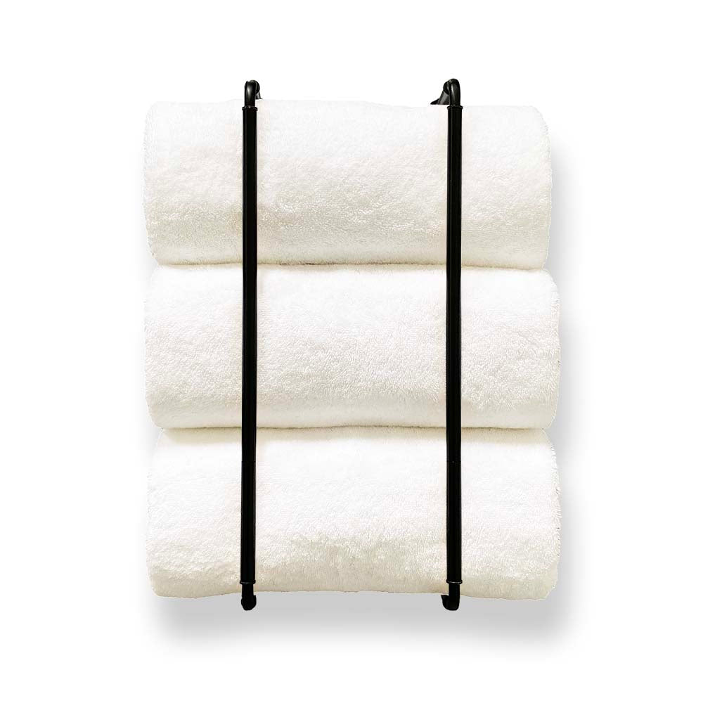 Black Throne towel rack 18" by Dutton Brown