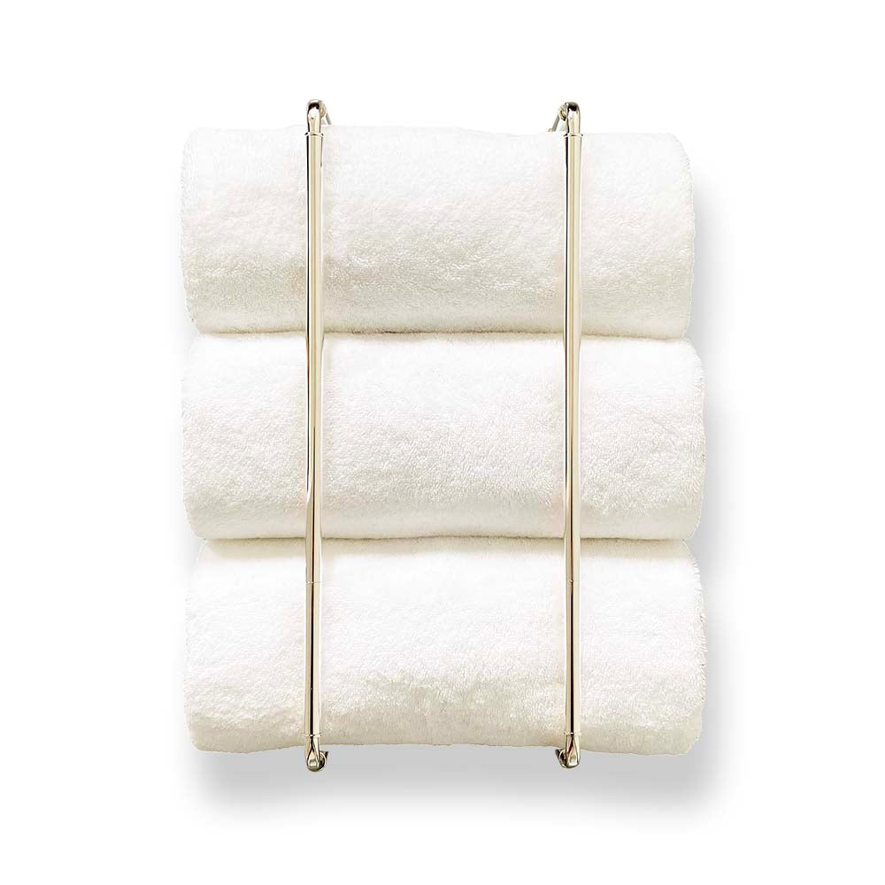 Nickel Throne towel rack 18" by Dutton Brown