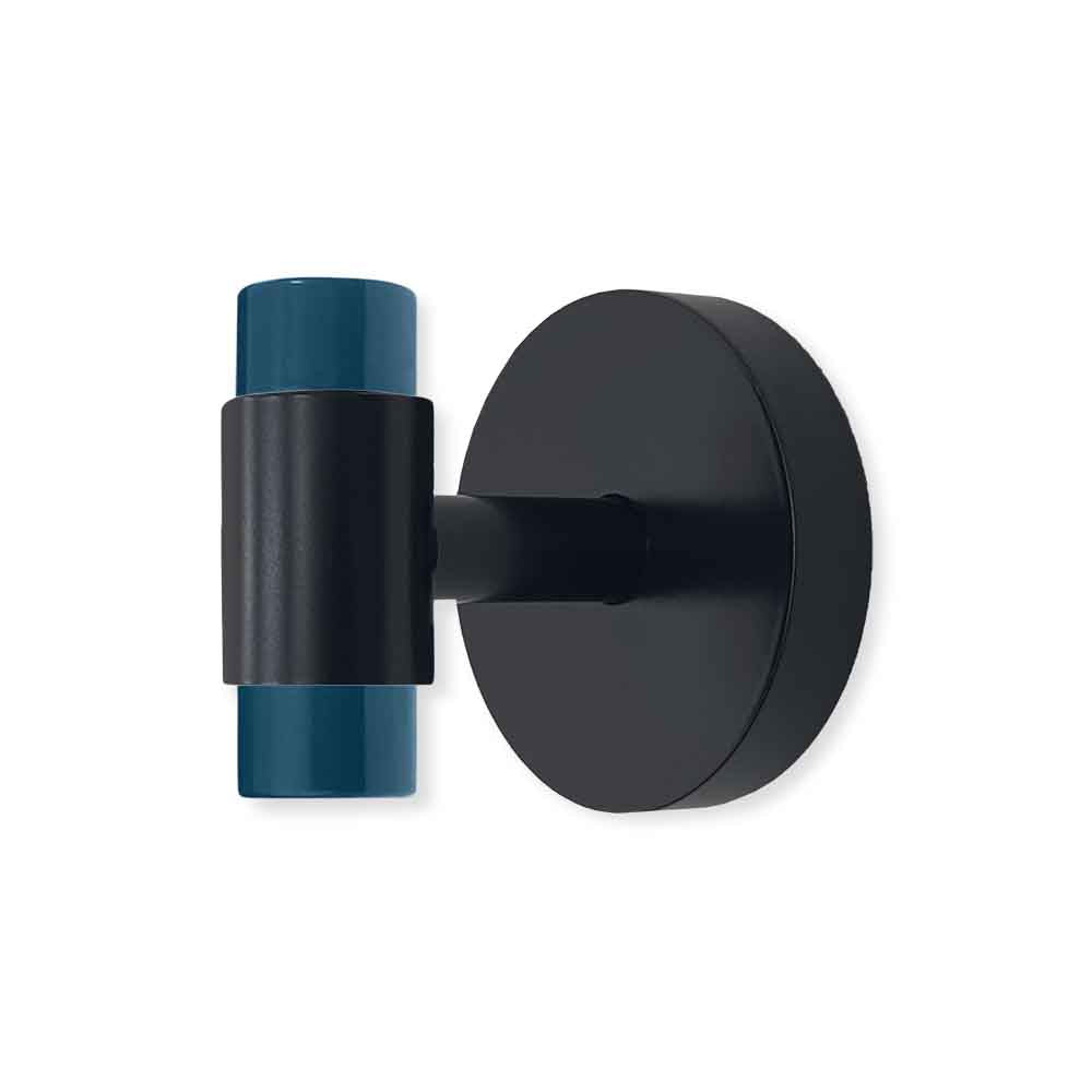 Black and slate blue color Persona hook Dutton Brown hardware