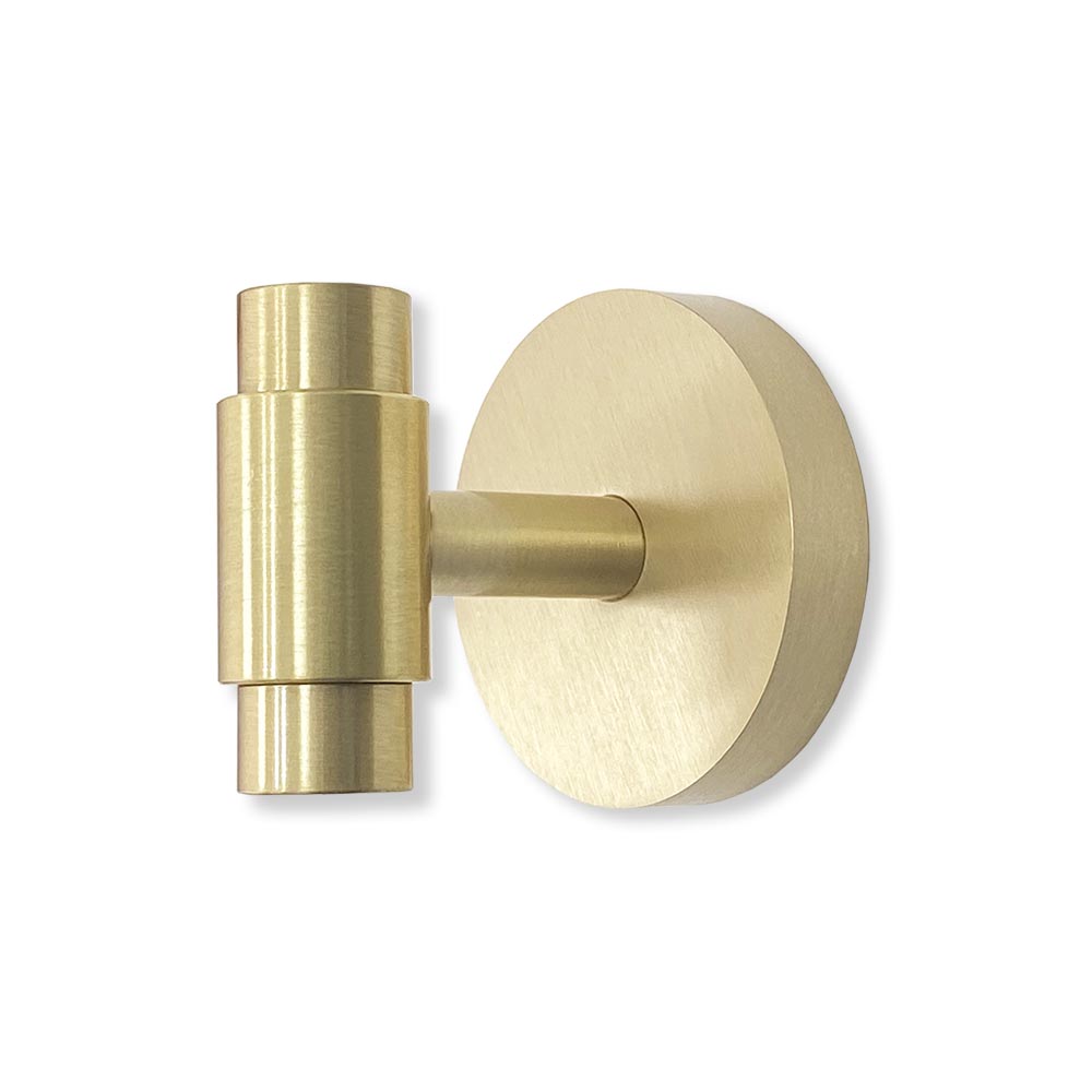 Brass Persona hook Dutton Brown hardware