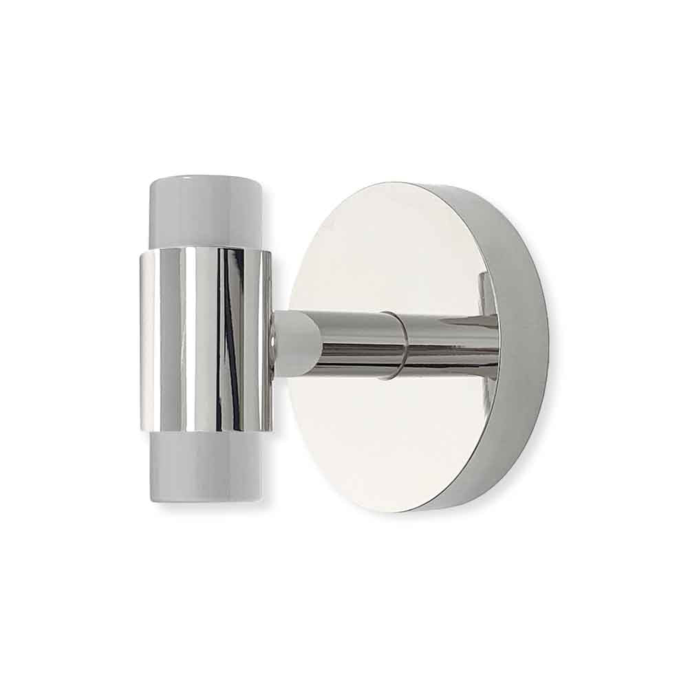 Nickel and chalk color Persona hook Dutton Brown hardware