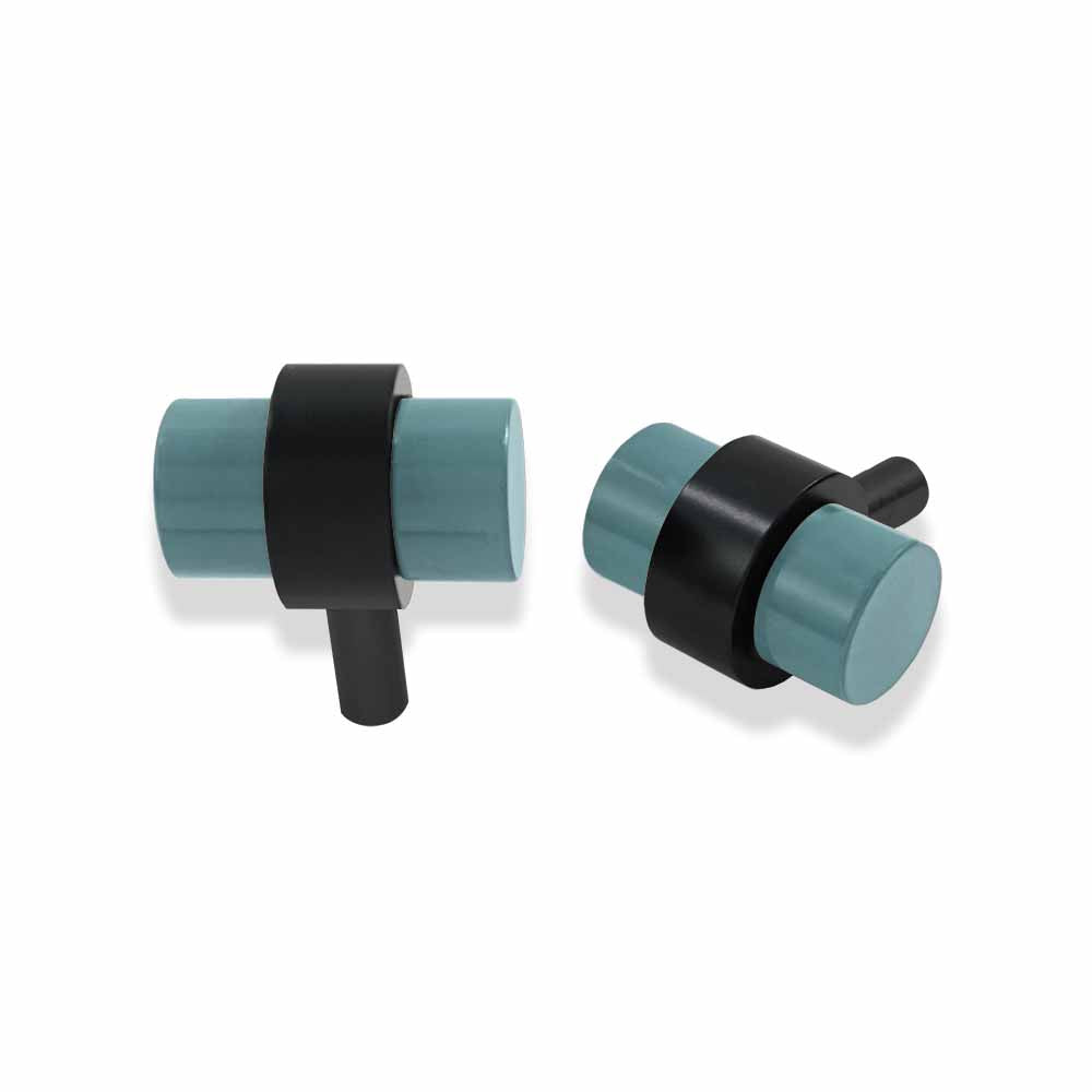 Black and lagoon color Persona Knob Dutton Brown hardware