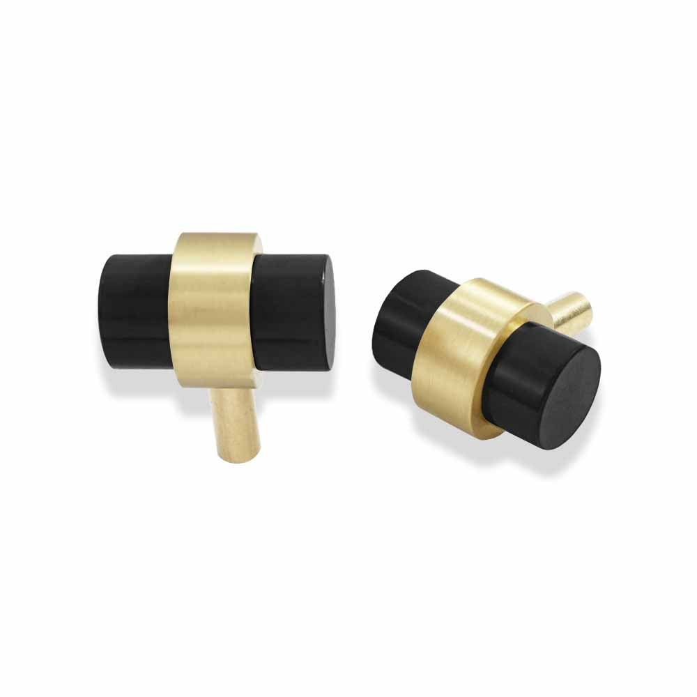 Brass Persona Knob Dutton Brown hardware