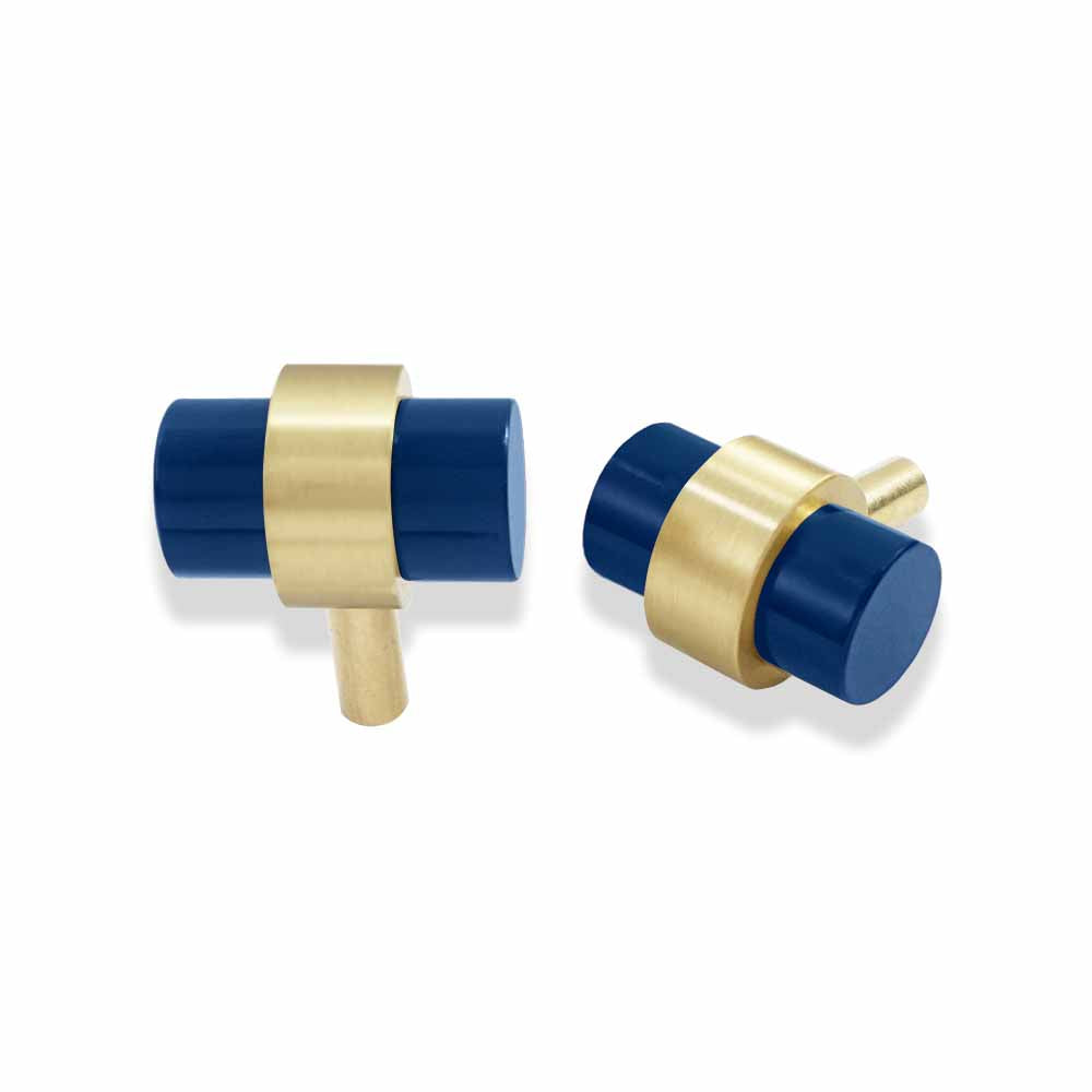 brass and cobalt persona knob dutton brown hardware