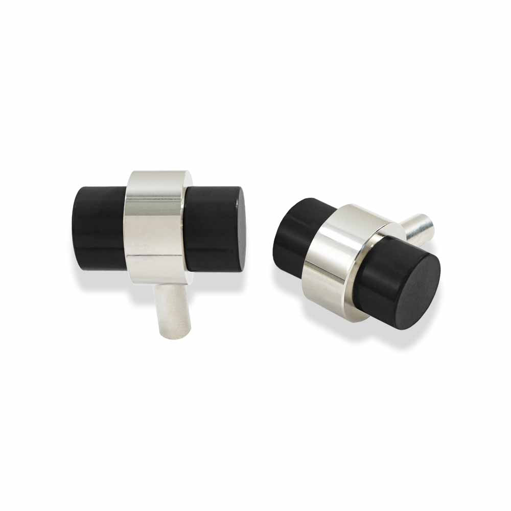 Nickel Persona Knob Dutton Brown hardware