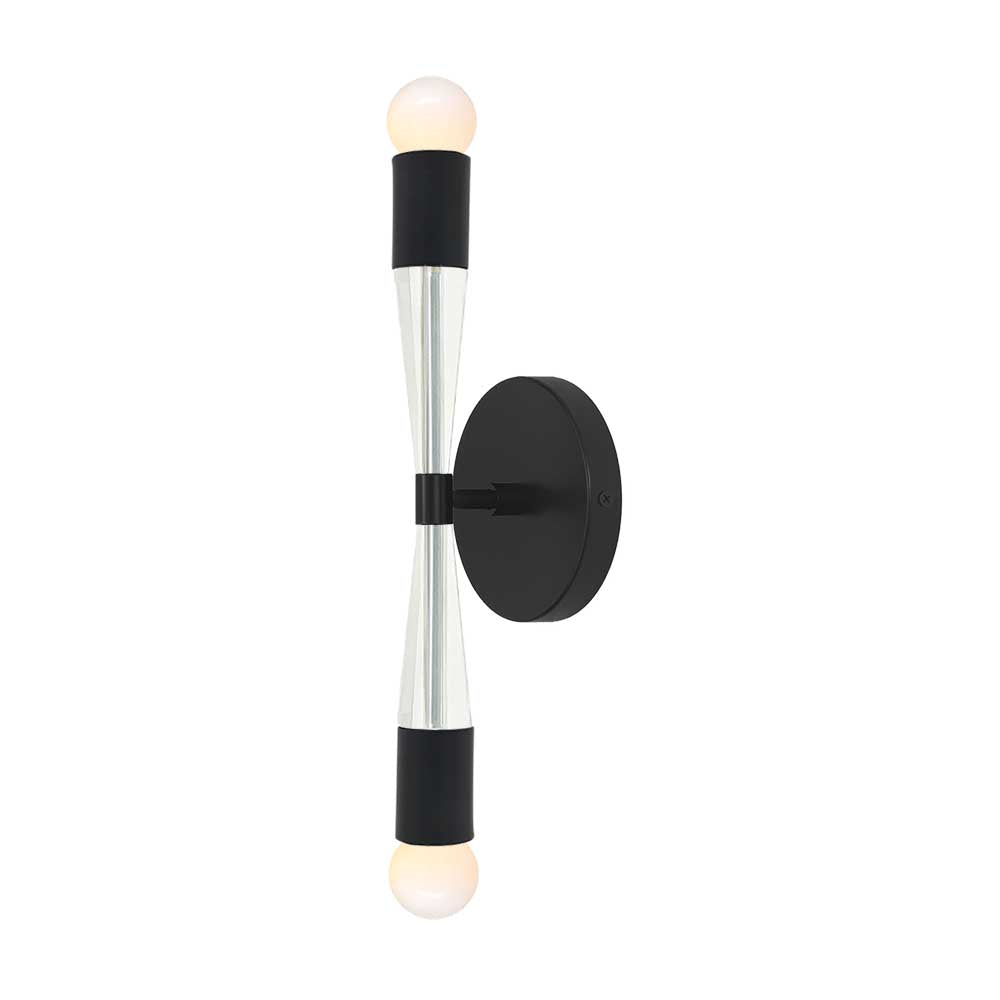 Black and chalk color Phoenix sconce Dutton Brown lighting