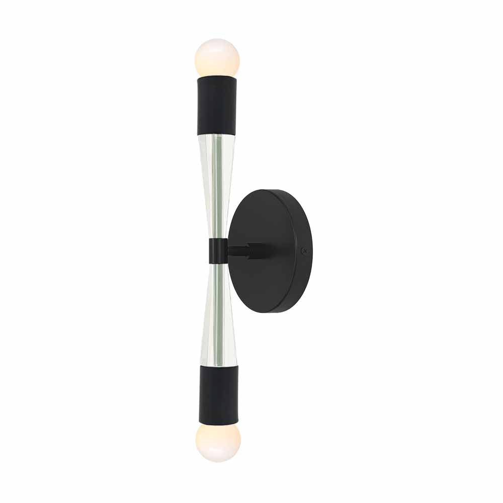 Black and spa color Phoenix sconce Dutton Brown lighting