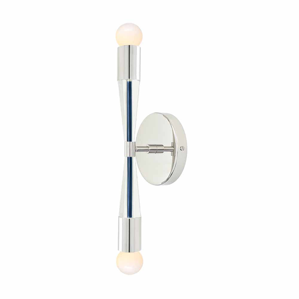 Nickel and cobalt color Phoenix sconce Dutton Brown lighting