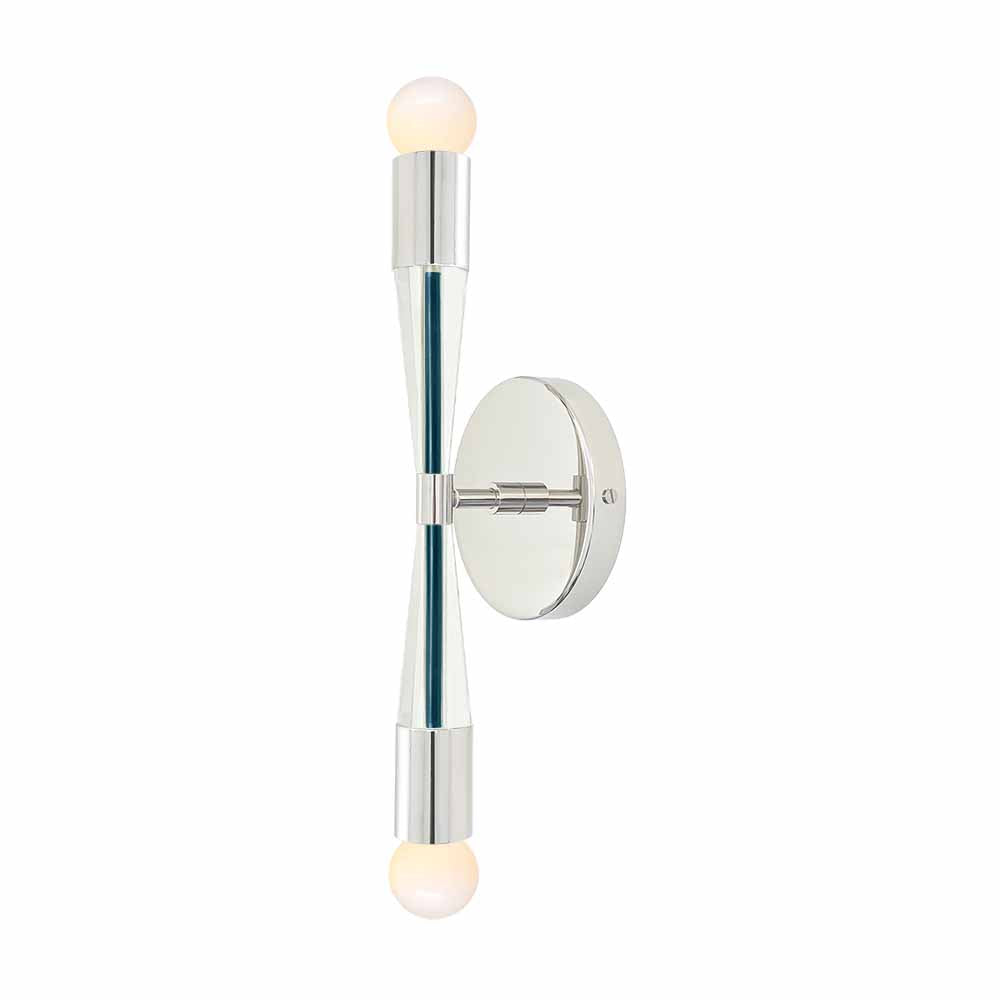 Nickel and slate blue color Phoenix sconce Dutton Brown lighting