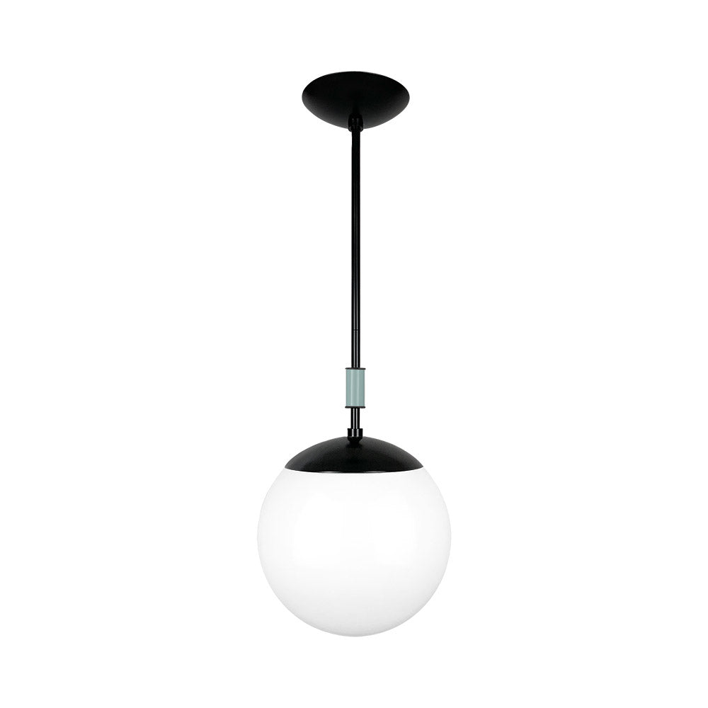 Black and lagoon color Pop pendant 10" Dutton Brown lighting