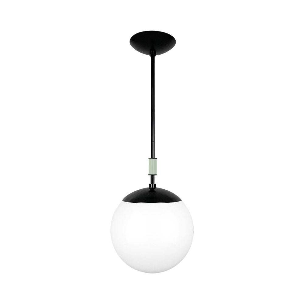 Black and spa color Pop pendant 10" Dutton Brown lighting