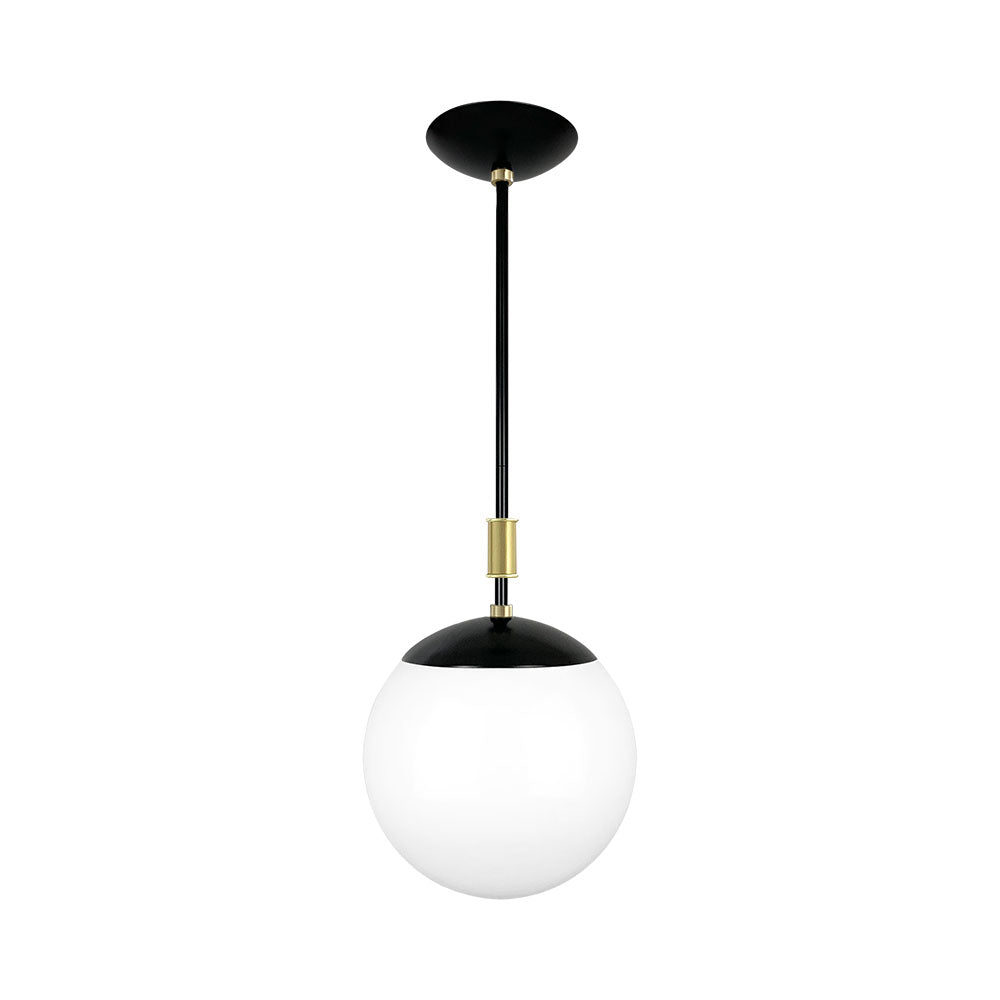 Black and brass Pop pendant 10" Dutton Brown lighting