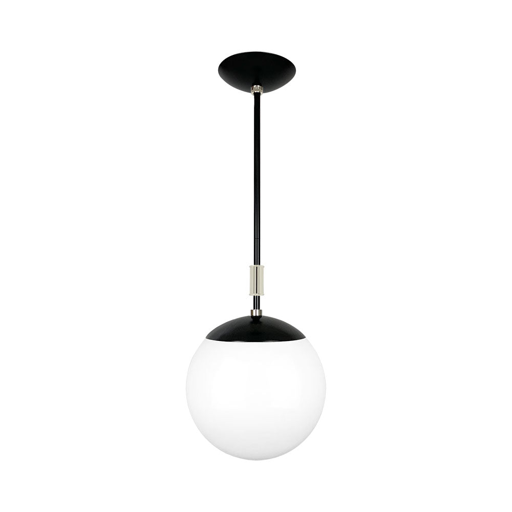 Black and nickel Pop pendant 10" Dutton Brown lighting