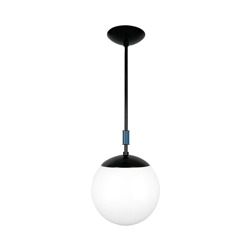 Black and slate blue color Pop pendant 10" Dutton Brown lighting