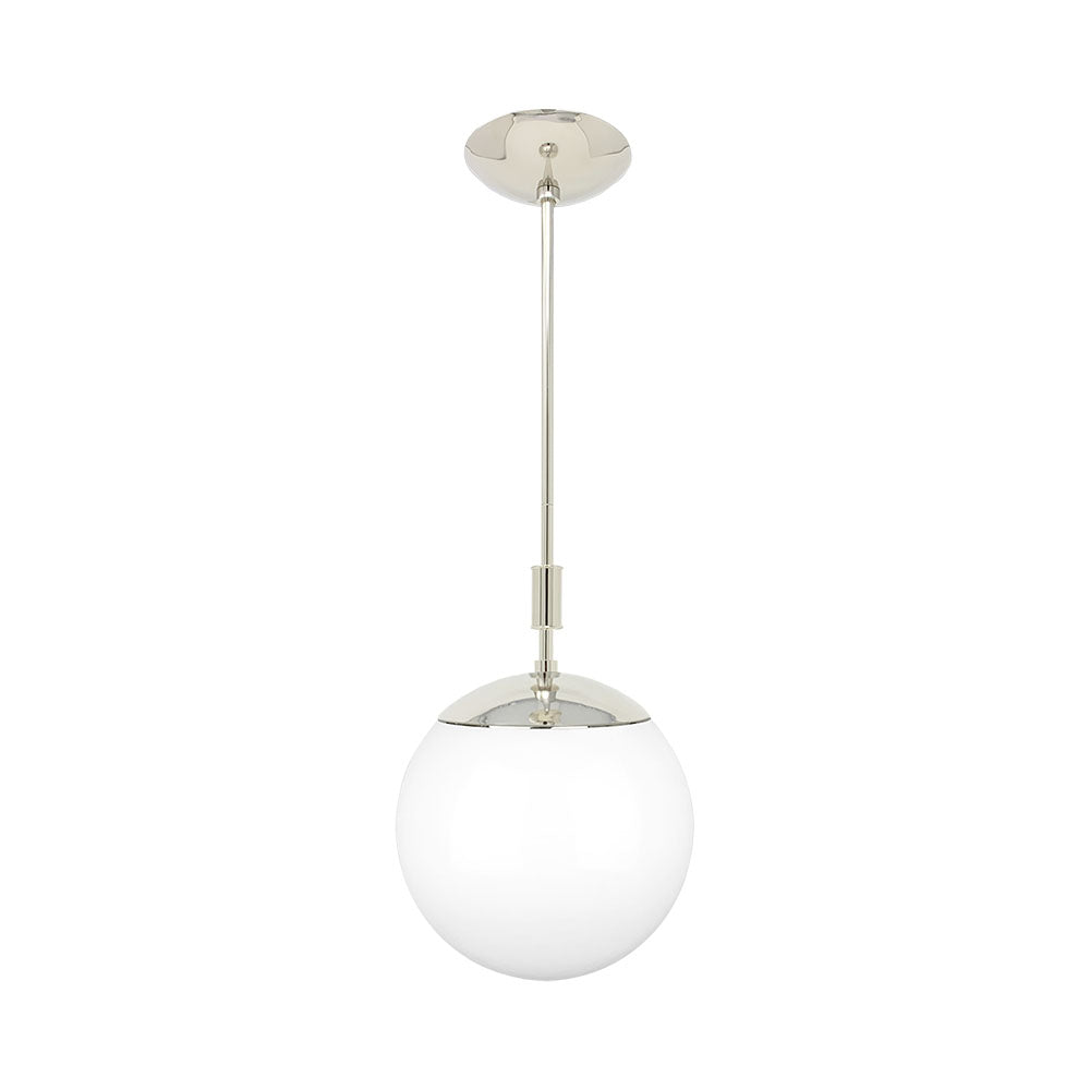 Nickel Pop pendant 10" Dutton Brown lighting